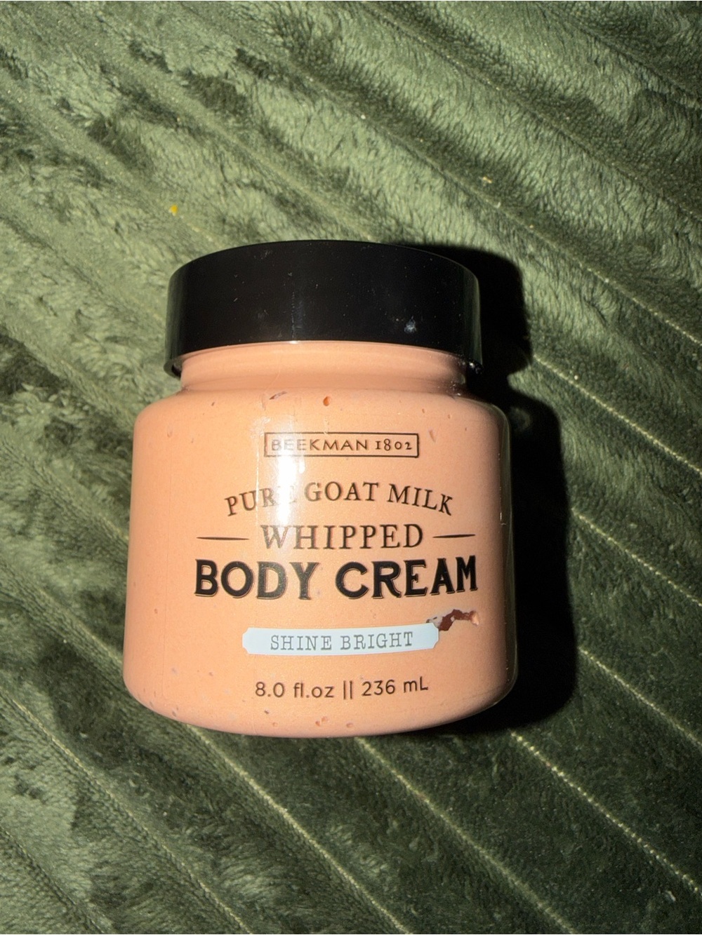 Beekman 1802 Pure Goat Milk Whipped Body Cream Shine Bright 8.0 fl New